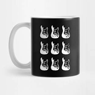 S-Style Electric Guitar Bodies Dark Theme Mug